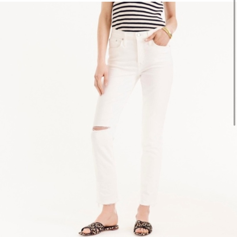 NWT J.Crew Vintage Straight Raw Hem Jeans